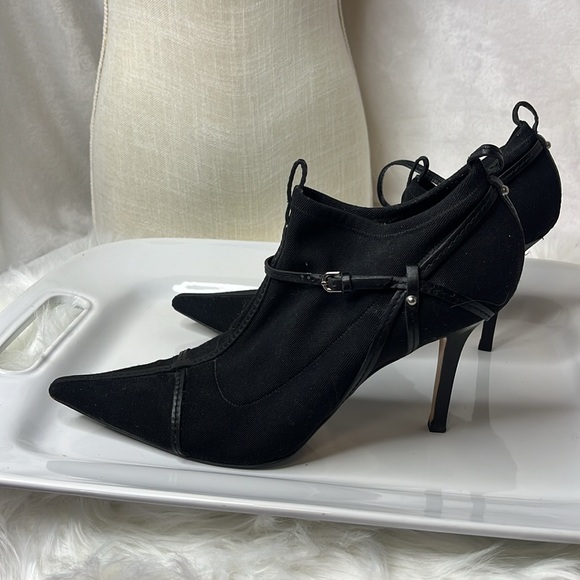 GUCCI VINTAGE SCUBA STRETCH STRAPPY ANKLET BOOTIES - Picture 11 of 11